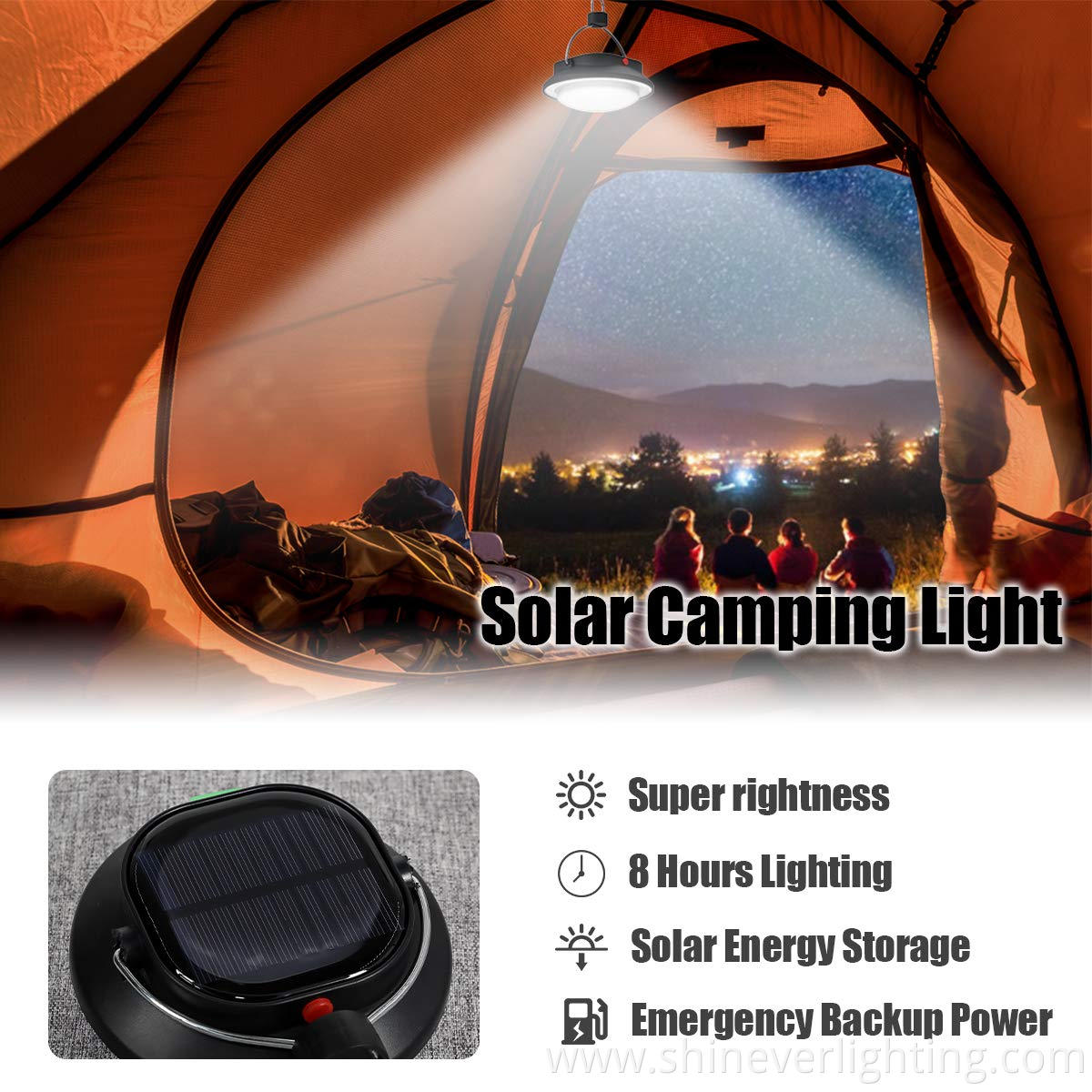 solar camping light